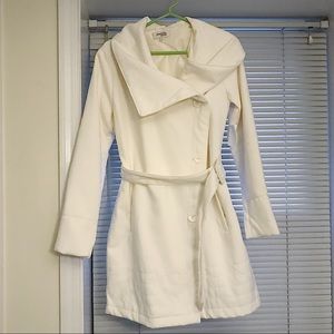 New cream pea coat!